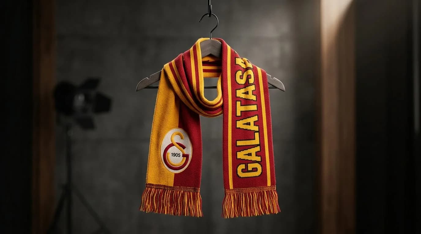 Galatasaray jakarlı taraftar atkısı · %100 Polyester